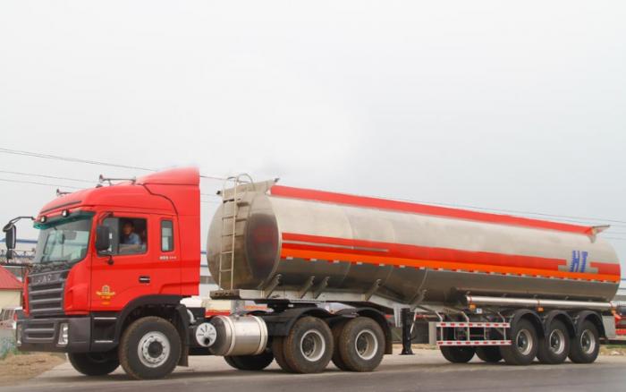 Best selling Aluminum alloy gasoline tank semi-trailer
