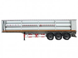 China supplier 6 or 8 tubes CNG cylinder tanker trailer