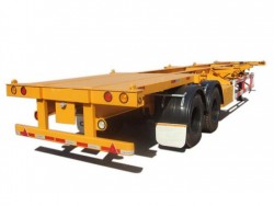 40ft 2 axles container trailer skeleton chassis