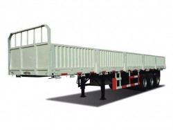 China supplier 40ft tri-axle side wall cargo trailer